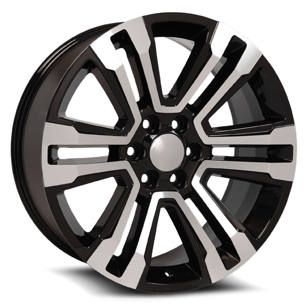 OE Revolution Wheels G-10 Gloss Black Machined 24x10 31mm Offset 6x139.7 (6x5.5)