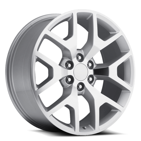 OE Revolution Wheels G-04 Silver Machined 22x9 31mm Offset 6x139.7 (6x5.5)