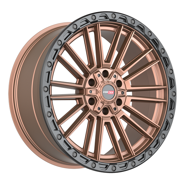 Vortek Offroad Wheels VRT-604 Matte Bronze with Black Bead Ring 18x9 18mm Offset 6x120,6x139.7 (6x5.5)