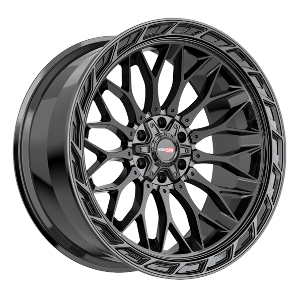 Vortek Offroad Wheels VRP-503 Gloss Black 22x10 -18mm Offset 5x127 (5x5),5x139.7 (5x5.5)