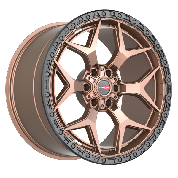 Vortek Offroad Wheels VRT-603 Matte Bronze with Black Bead Ring 20x12 -44mm Offset 6x135,6x139.7 (6x5.5)