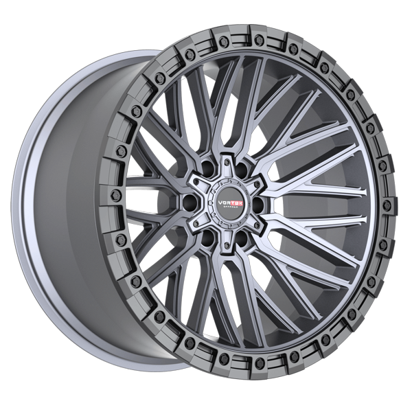 Vortek Offroad Wheels VRT-608 Matte Titanium with Black Bead Ring 20x12 -44mm Offset 6x135,6x139.7 (6x5.5)