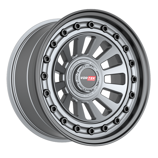 Vortek Offroad Wheels VRD-702 Matte Gunmetal with Black Bolts Lip 20x9.5 0mm Offset 6x135,6x139.7 (6x5.5)