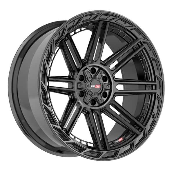 Vortek Offroad Wheels VRP-501 Gloss Black 22x10 -18mm Offset 5x127 (5x5),5x139.7 (5x5.5)