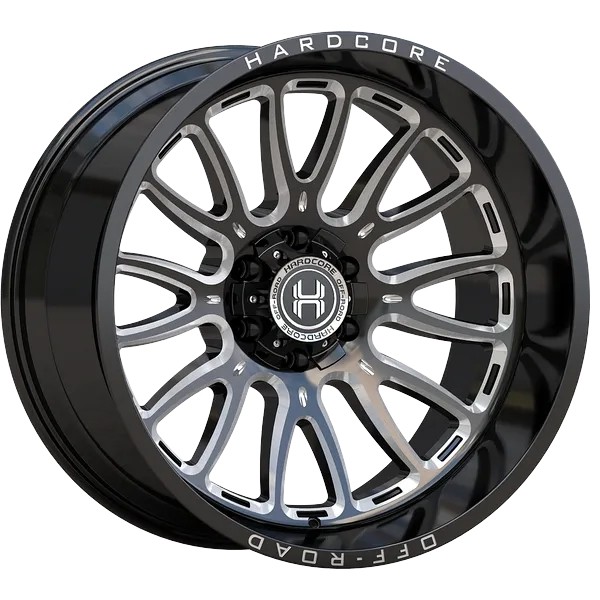 Hardcore Offroad Wheels Nuisance HC101 Gloss Black Milled 22x10 -25mm Offset 8x170