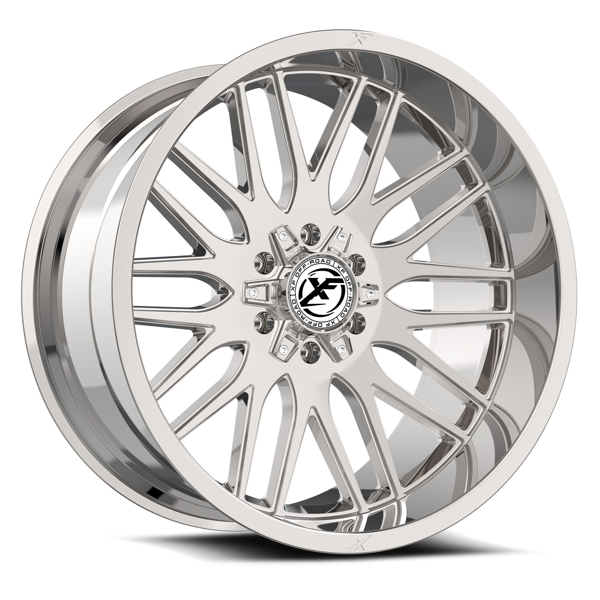 XF Offroad Wheels XF-240 Chrome 24x12 -44mm Offset 5x127 (5x5),5x139.7 (5x5.5)
