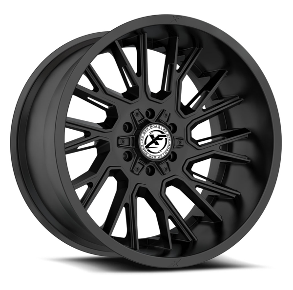 XF Offroad Wheels XF-230 Satin Black 24x14 -76mm Offset 6x135,6x139.7 (6x5.5)