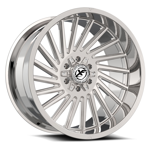 XF Offroad Wheels XF-239 Chrome 20x9 12mm Offset 6x135,6x139.7 (6x5.5)
