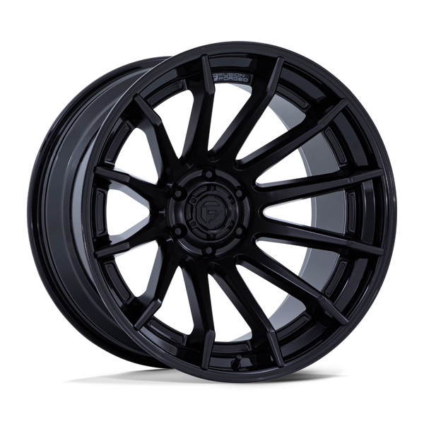 Fuel Offroad Wheels Burn FC403 Matte Black With Gloss Black Lip 24x12 -44mm Offset 6x135