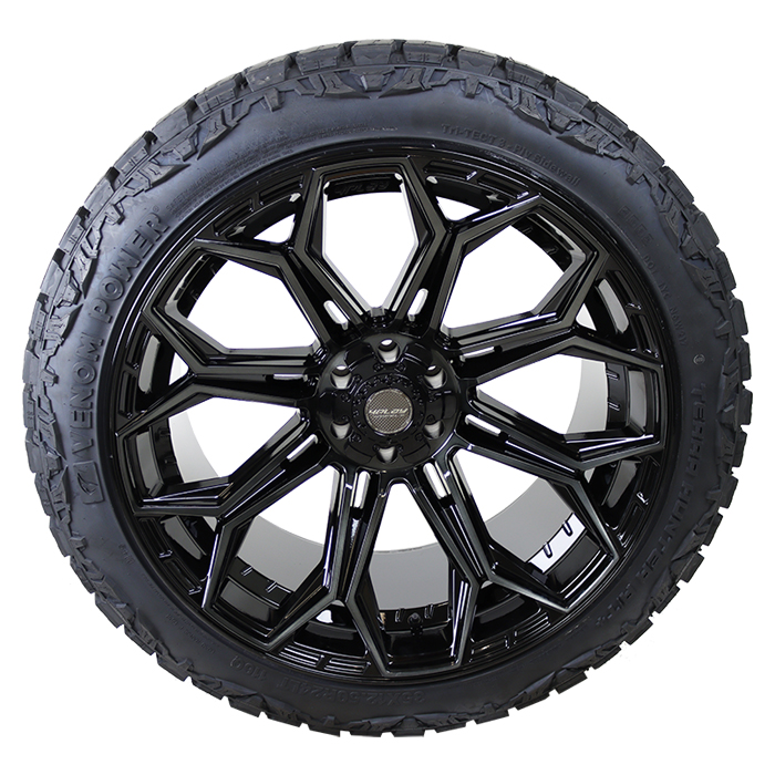 4Play 4P83 Brushed Black Venom Power Terra Hunter R/T Plus