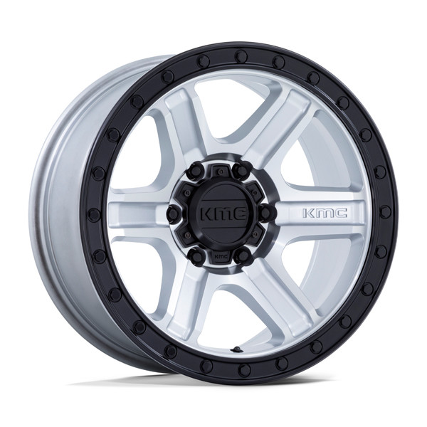 KMC Wheels Outrun KM551 Machined With Gloss Black Lip 18x9 18mm Offset 5x127 (5x5)