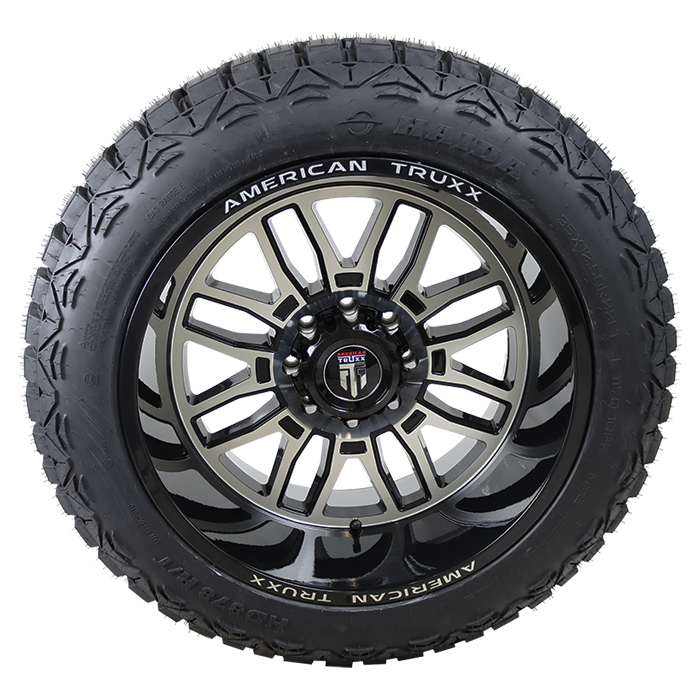 American Truxx Restless Black Machined Haida HD878 R/T