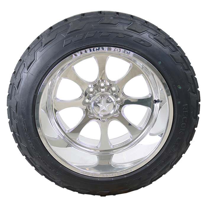 American Force CKH34 Cerberus Polished Nitto Recon Grappler A/T