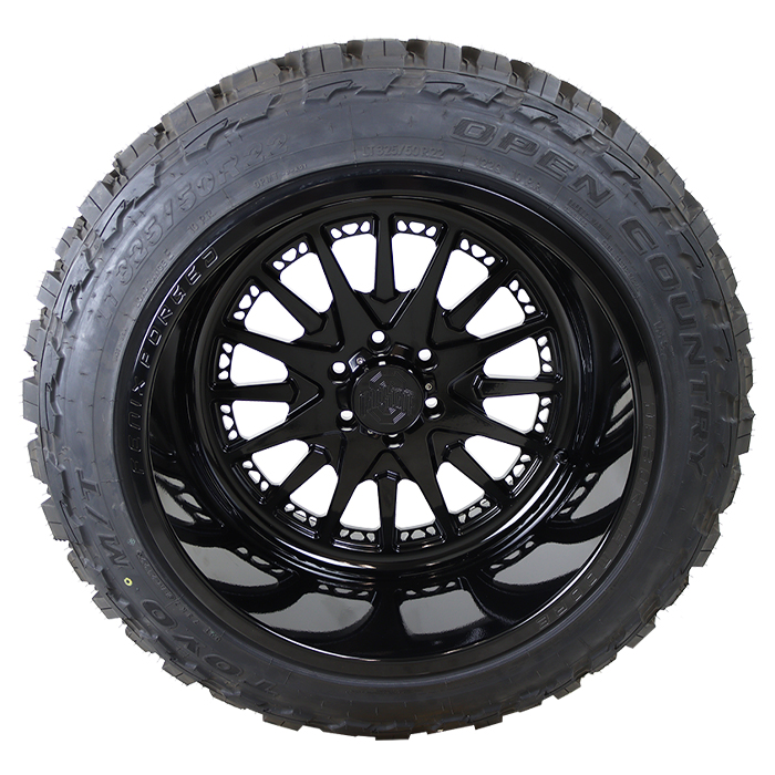 Fenix Forged FD010 Hydra Gloss Black Toyo Open Country M/T