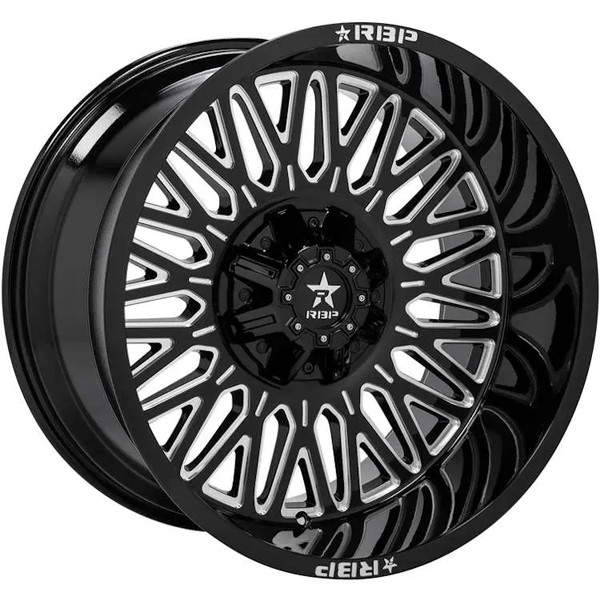 RBP Wheels Tycoon 02R Black Milled 20x12 -44mm Offset 8x170