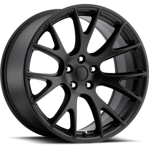 Voxx Replica Wheels Hellcat CAT Matte Black 20x11 3mm Offset 5x115