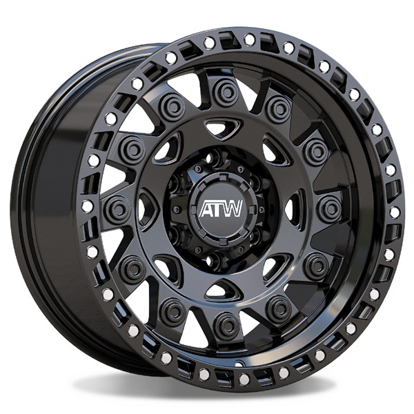 All Terrain Wheels Congo Congo All Satin Black 17x9 -12mm Offset 6x139.7 (6x5.5)