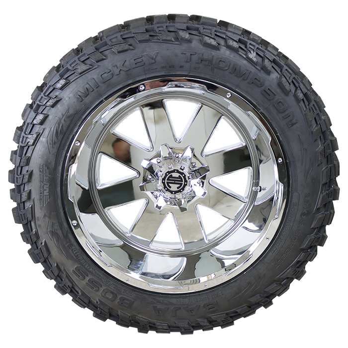 Xtreme 2Crave Offroad NX-18 Chrome Mickey Thompson Baja Boss M/T