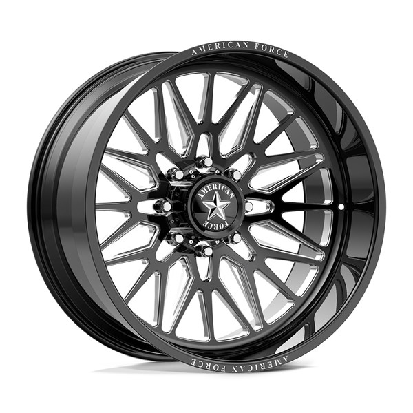 American Force Forged Wheels Frost SFCC CKH41 Black Milled 22x14 -90mm Offset 6x135