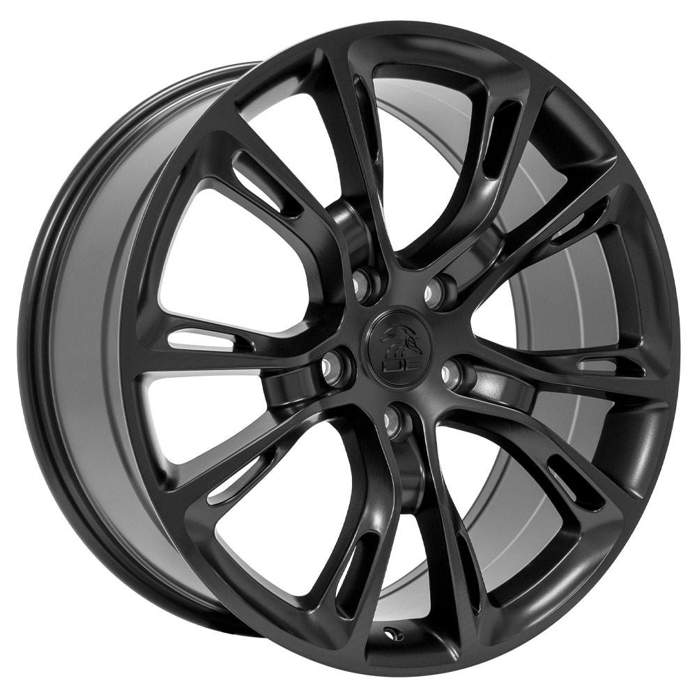 OE Wheels Jeep Grand Cherokee JP16 Satin Black 20x8.5 42mm Offset 5x127 (5x5)
