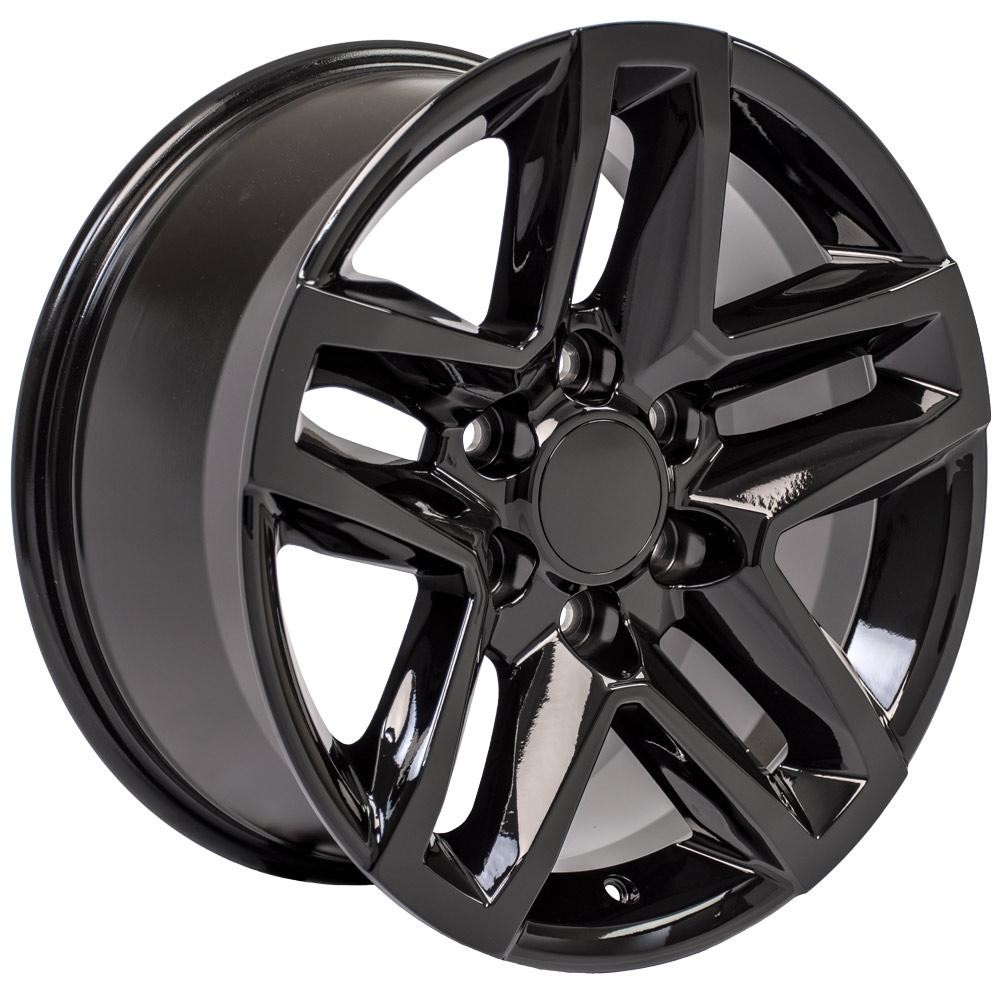 OE Wheels Chevrolet Silverado CV34B Gloss Black 18x8.5 26mm Offset 6x139.7 (6x5.5)