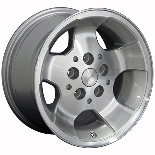 OE Wheels Jeep Wrangler JP08 Silver Machined 15x8 25.4mm Offset 5x114.3 (5x4.5)