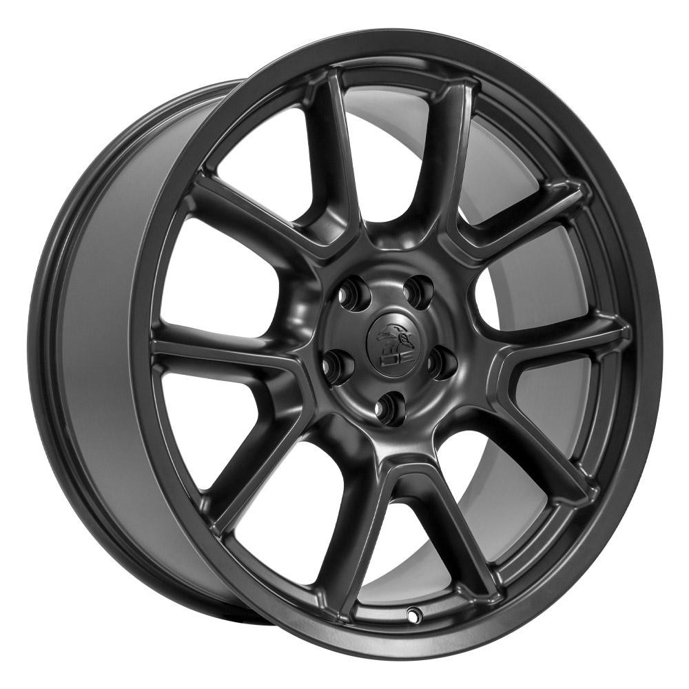 OE Wheels DG21 Jeep Grand Cherokee Satin Black 22x9.5 29mm Offset 5x127 (5x5)