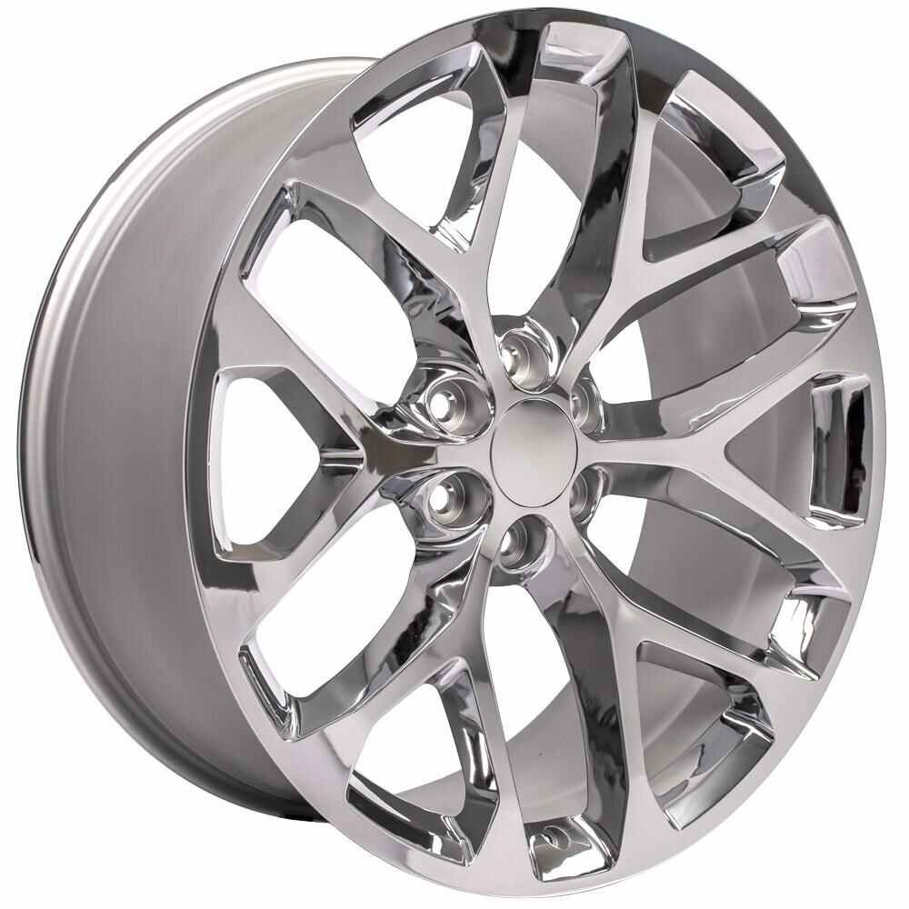 OE Wheels Chevy Silverado CV98B Chrome 24x10 24mm Offset 6x139.7 (6x5.5)
