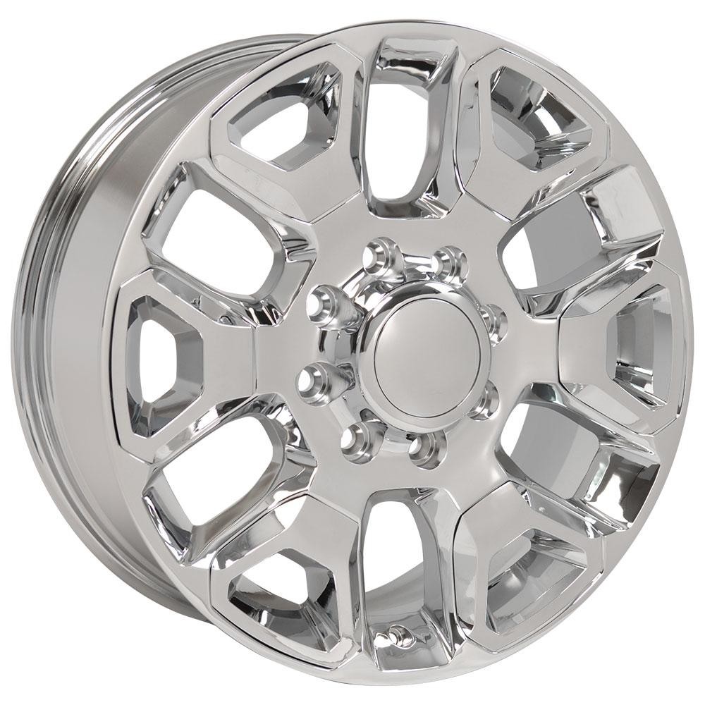 OE Wheels Dodge RAM 2500-3500 DG66 Chrome with Chrome Insert 20x8 54.65mm Offset 8x165.1 (8x6.5)