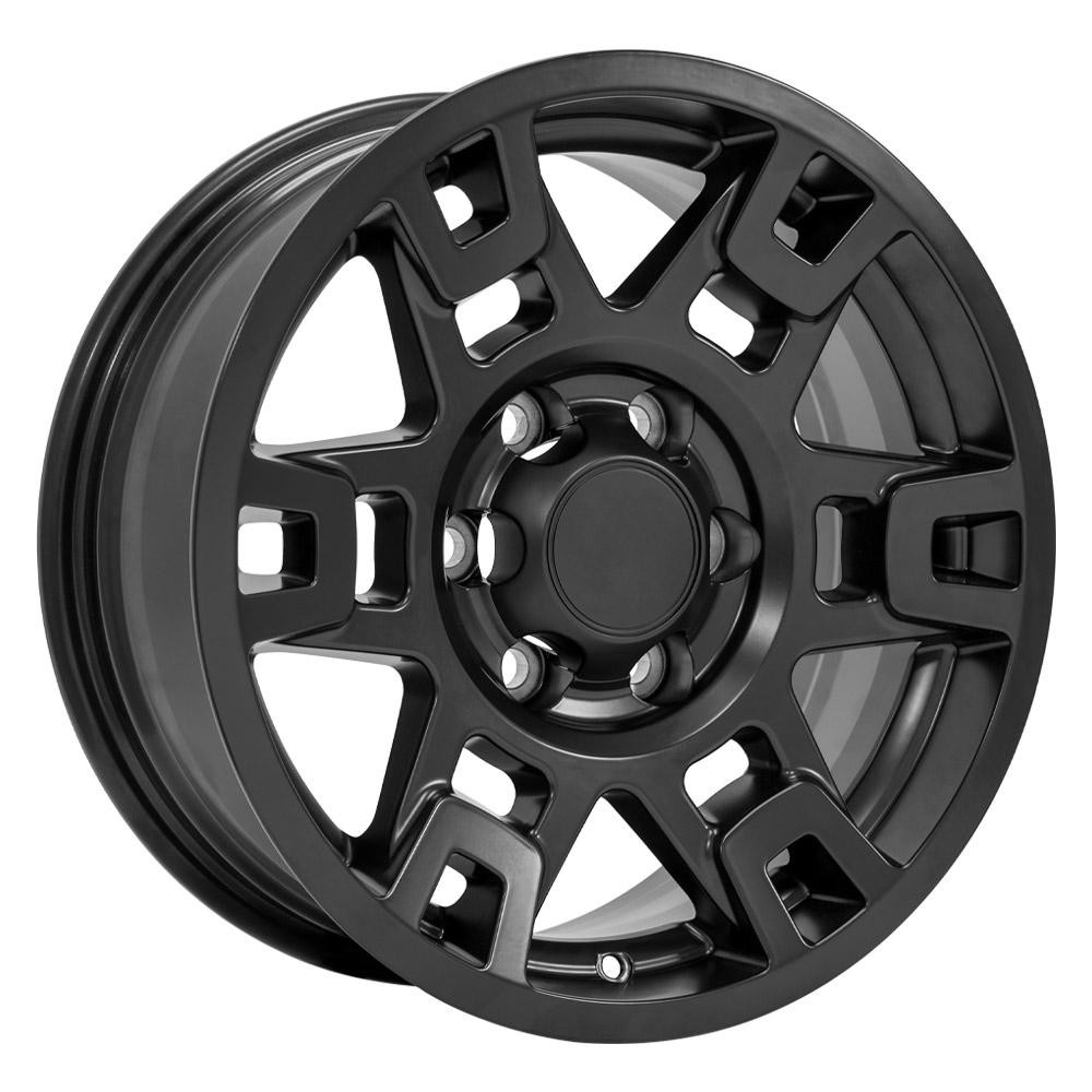 OE Wheels Toyota 4Runner TY16B Matte Black 17x7 4mm Offset 6x139.7 (6x5.5)