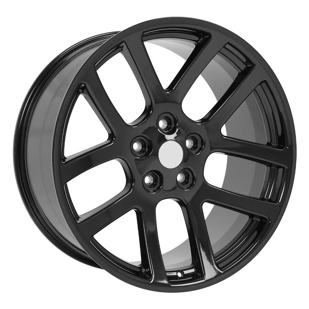OE Wheels Dodge RAM DG51 Gloss Black 22x10 25.4mm Offset 5x139.7 (5x5.5)