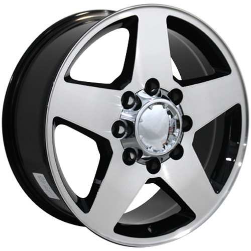 OE Wheels Chevrolet CV91A Black Machined 20x8.5 12mm Offset 8x165.1 (8x6.5)