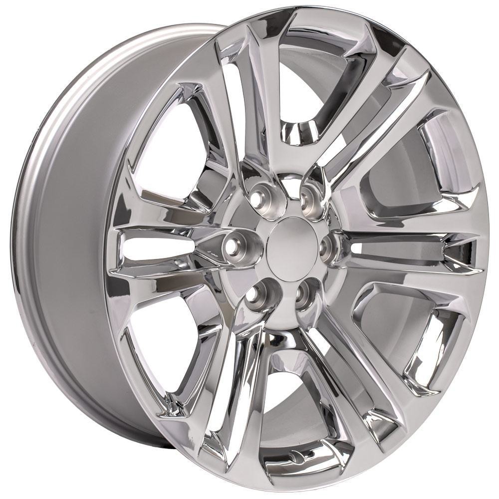 OE Wheels GMC Sierra CV99 Chrome 22x9 24mm Offset 6x139.7 (6x5.5)