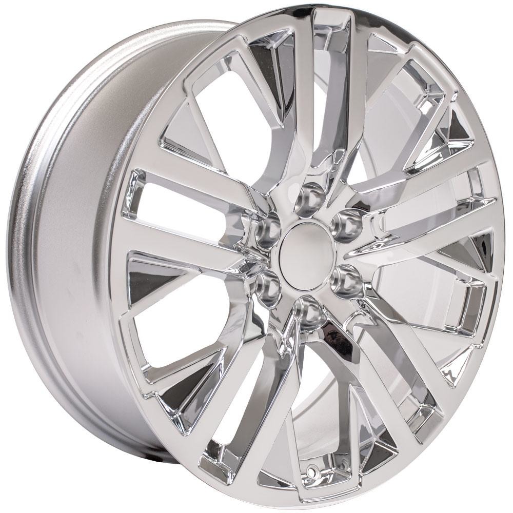 OE Wheels GMC Sierra CV38 Chrome 22x9 28mm Offset 6x139.7 (6x5.5)