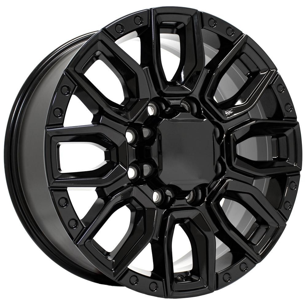 OE Wheels GMC Sierra 2500/3500 CV97B Gloss Black 20x8.5 47mm Offset 8x180