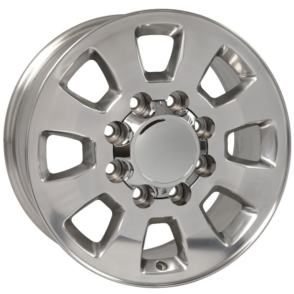 OE Wheels GMC Sierra CV75B Polished 18x8 44mm Offset 8x180