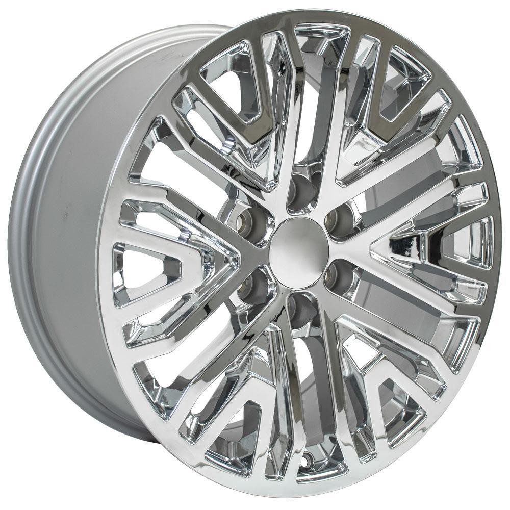 OE Wheels GMC Sierra 1500 CV37 Chrome 20x9 28mm Offset 6x139.7 (6x5.5)