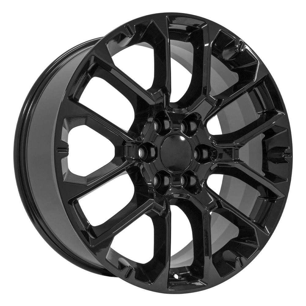 OE Wheels Chevrolet Suburban 1500 CV67 Gloss Black 22x9 28mm Offset 6x139.7 (6x5.5)