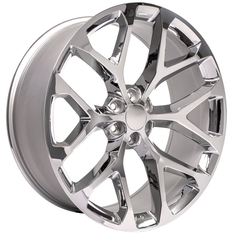 OE Wheels Chevy Silverado CV98B Chrome 26x10 24mm Offset 6x139.7 (6x5.5)
