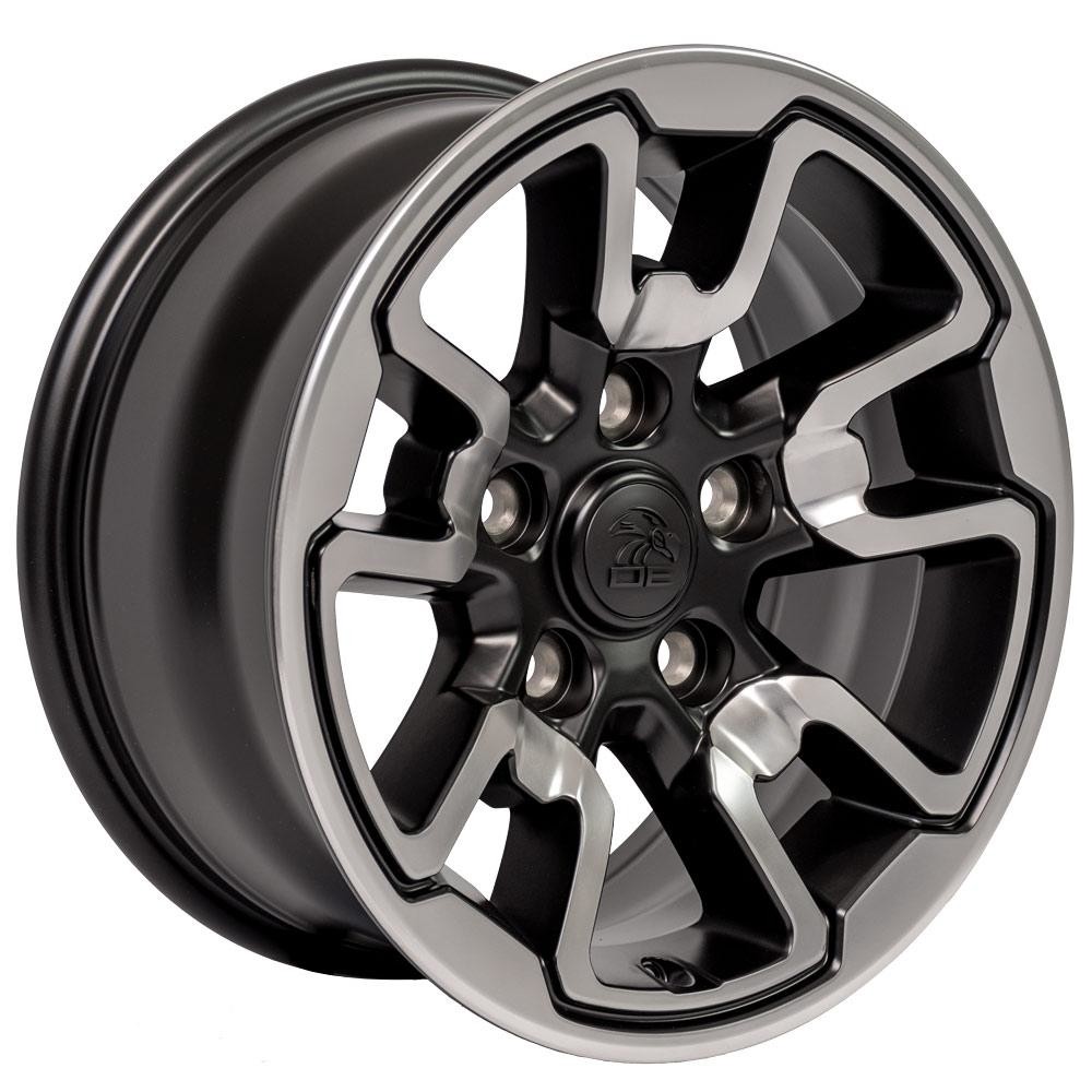 OE Wheels Dodge RAM Rebel DG55 Polished with Painted Inlay 17x8 18mm Offset 5x139.7 (5x5.5)