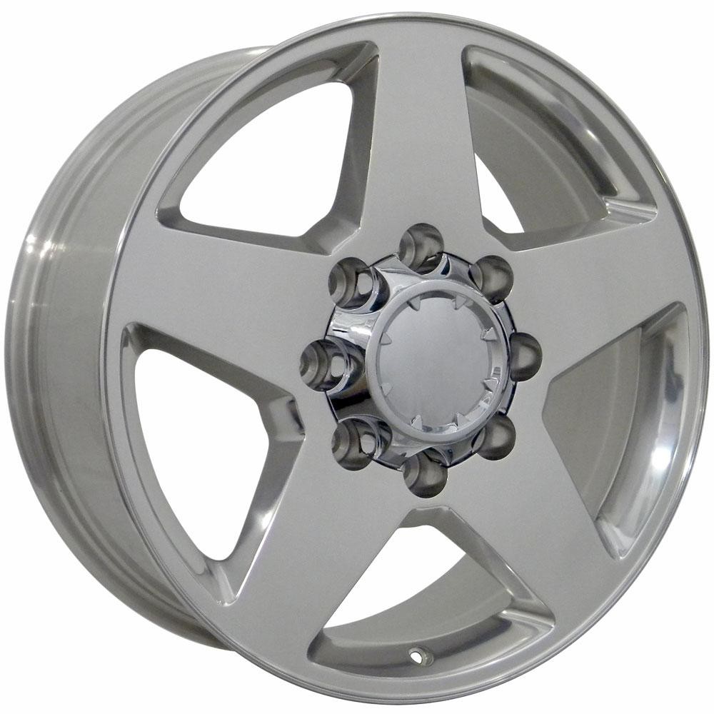 OE Wheels Chevy Silverado CV91B Polished 20x8.5 44mm Offset 8x180