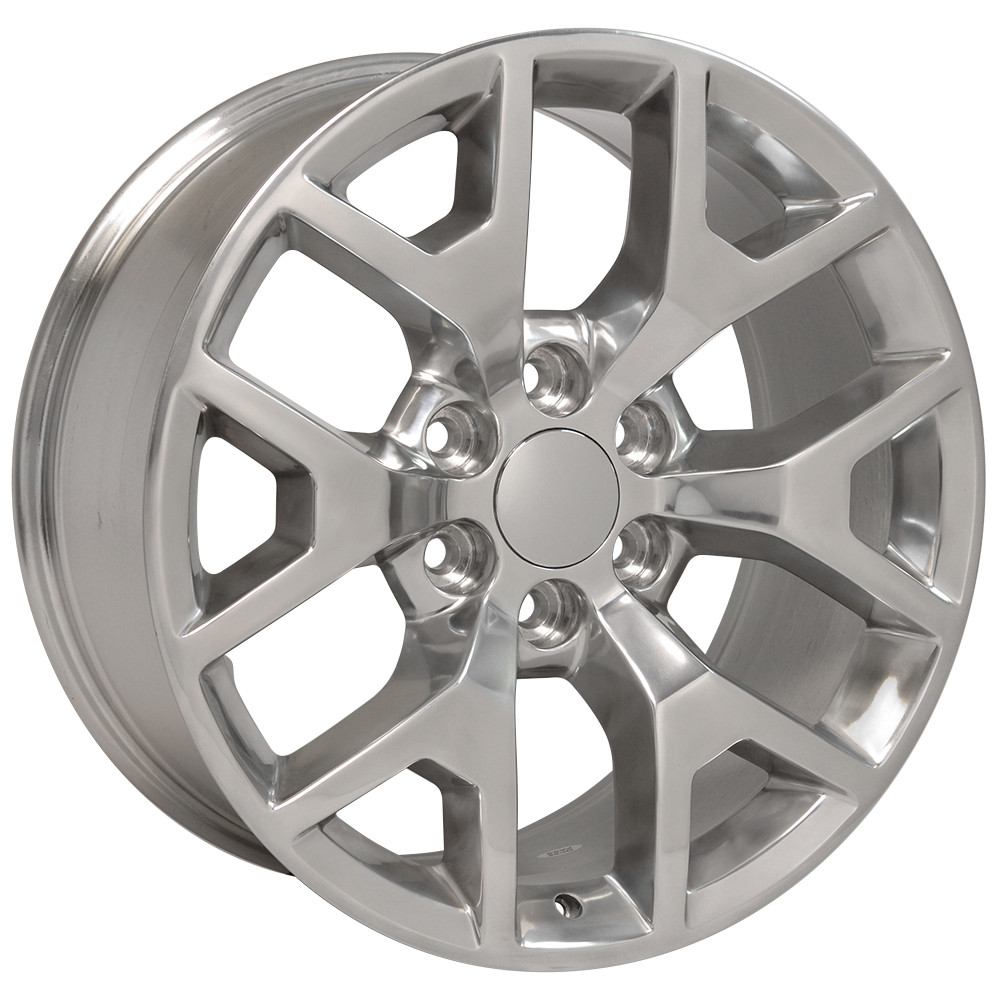 OE Wheels GMC Sierra CV92 Polished 20x9 27mm Offset 6x139.7 (6x5.5)