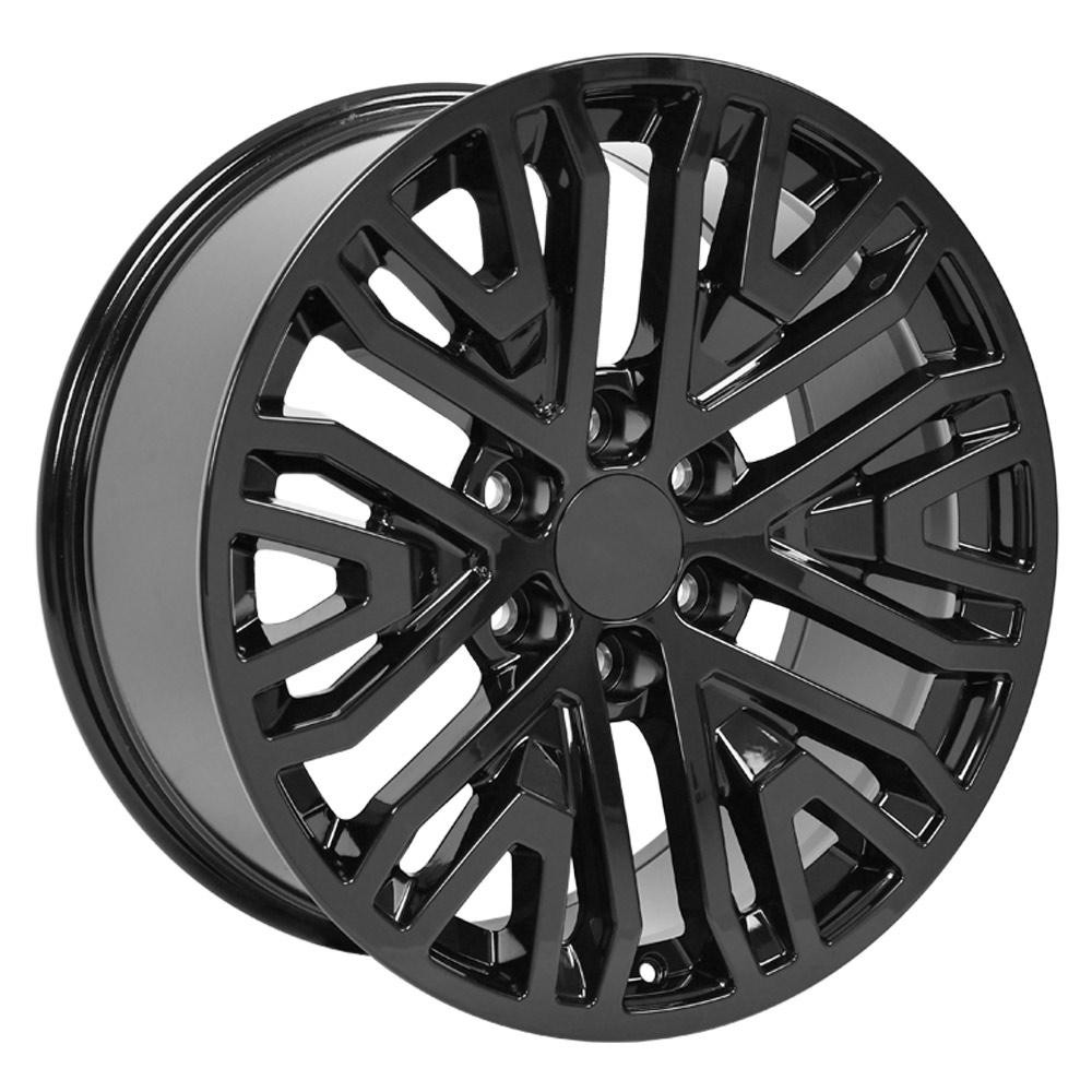 OE Wheels GMC Sierra 1500 CV37 Gloss Black 20x9 28mm Offset 6x139.7 (6x5.5)