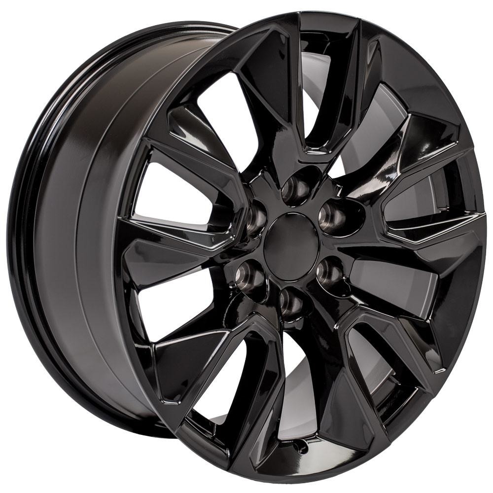 OE Wheels Chevrolet Silverado CV32 Gloss Black 20x9 28mm Offset 6x139.7 (6x5.5)