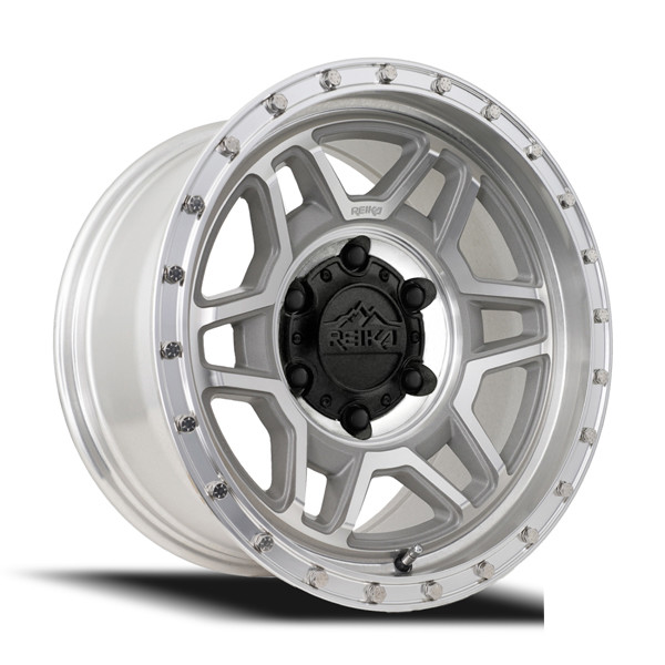 Reika Wheels Trooper R40 Machined Clear 17x9 -12mm Offset 6x139.7 (6x5.5)