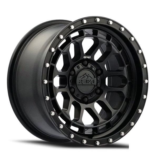 Reika Wheels Rambler R35 Satin Black 17x8.5 0mm Offset 6x139.7 (6x5.5)