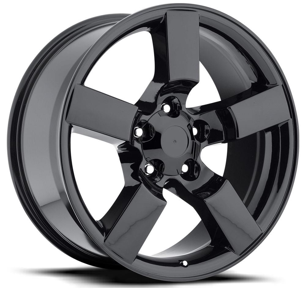 Factory Reproductions Wheels Ford Lightning FR 50 Gloss Black 20x9 8mm Offset 5x135