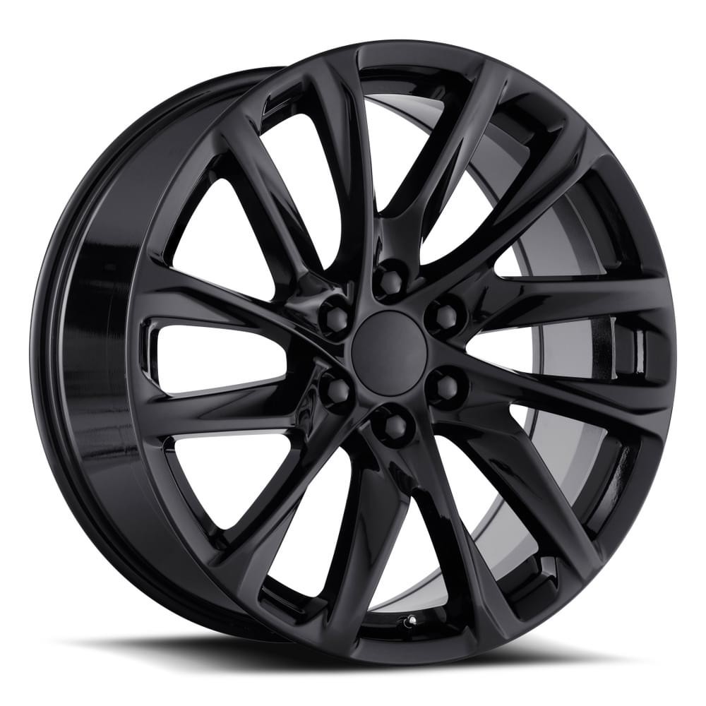 Factory Reproductions Wheels Escalade 12 Spoke FR 98 Gloss Black 20x9 28mm Offset 6x139.7 (6x5.5)