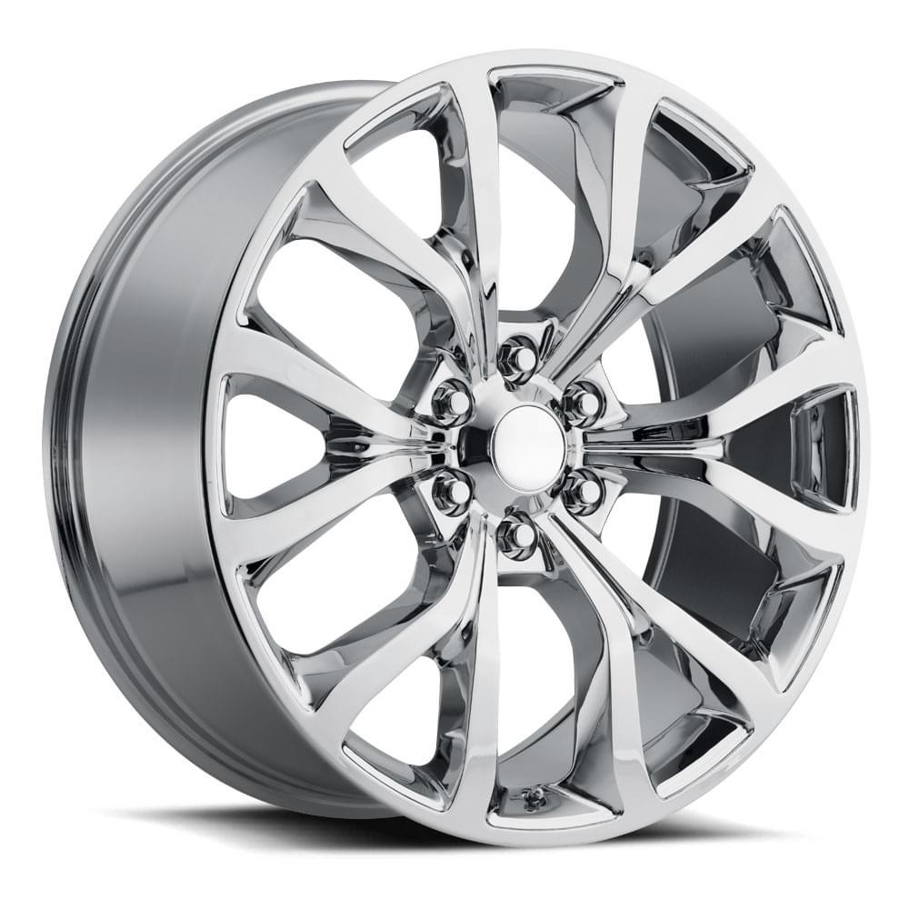 Factory Reproductions Wheels Ford Expedition Platinum FR 52 Chrome 22x9.5 44mm Offset 6x135