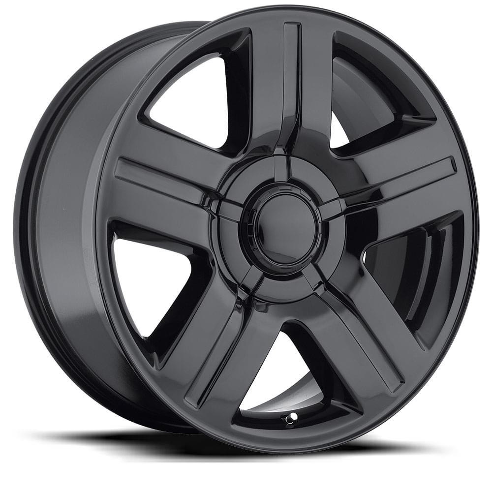 Factory Reproductions Wheels FR 37 Gloss Black 24x10 31mm Offset 6x139.7 (6x5.5)
